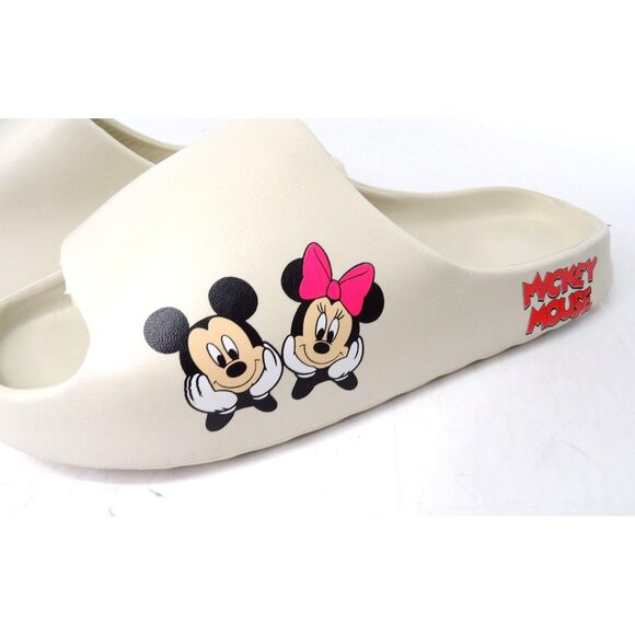 Mickey Minnie Mouse Adult Swim Shower Water Slippers US 7.5 New - Picture 2 of 4